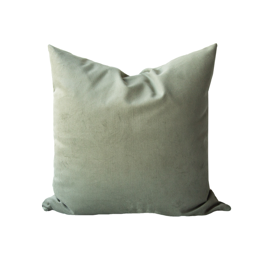Olive Corduroy Pillow Cover - Harmony House, LLC